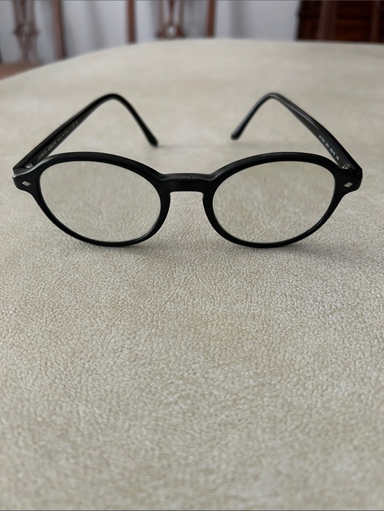 Giorgio Armani Other - Giorgio Armani Black Round Frame Glasses